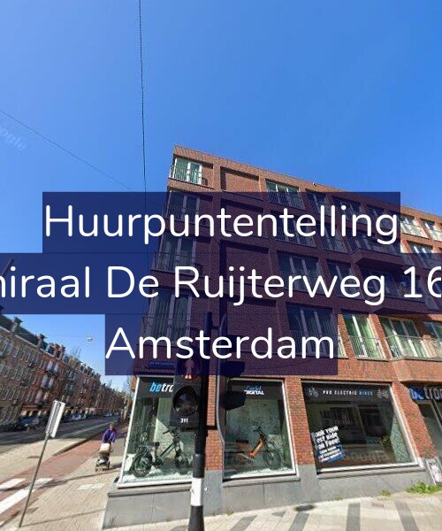 Foto gevel Huurpuntentelling voor Admiraal De Ruijterweg 164-G, Amsterdam