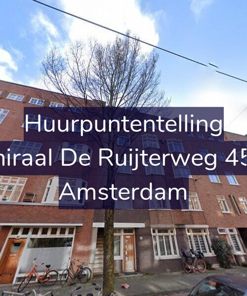 Foto gevel Huurpuntentelling voor Admiraal De Ruijterweg 459-2, Amsterdam