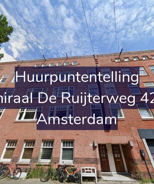 Foto gevel Huurpuntentelling voor Admiraal De Ruijterweg 422-3, Amsterdam