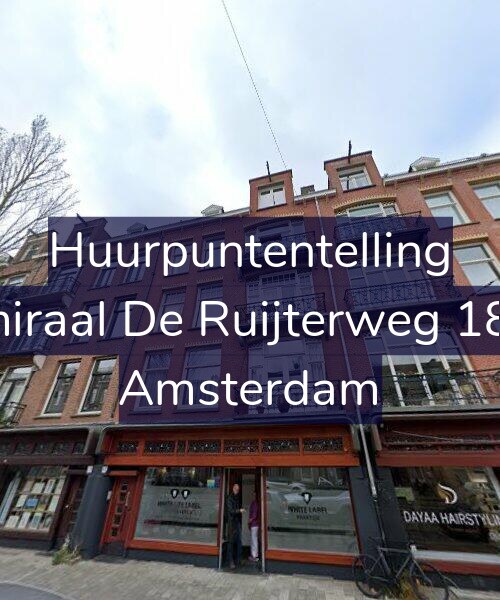 Foto gevel Huurpuntentelling voor Admiraal De Ruijterweg 183-4, Amsterdam