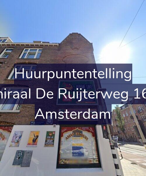 Foto gevel Huurpuntentelling voor Admiraal De Ruijterweg 162-4, Amsterdam