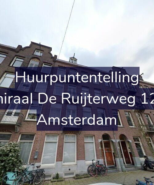 Foto gevel Huurpuntentelling voor Admiraal De Ruijterweg 124-1, Amsterdam