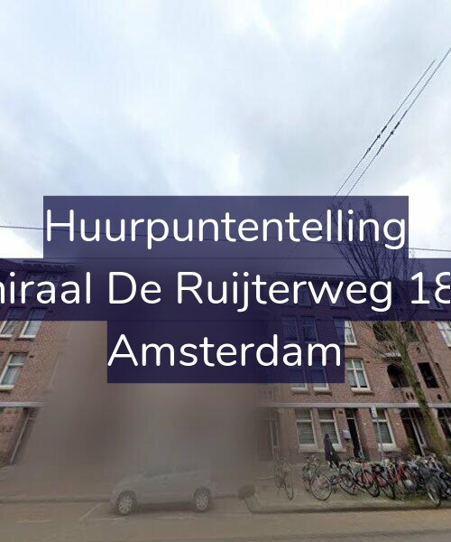 Foto gevel Huurpuntentelling voor Admiraal De Ruijterweg 186-H, Amsterdam
