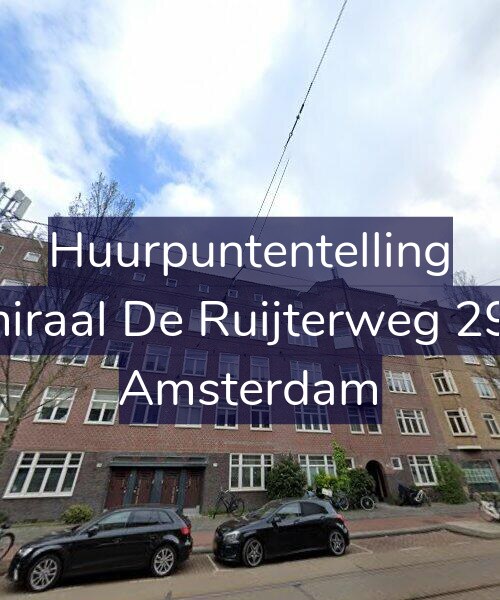 Foto gevel Huurpuntentelling voor Admiraal De Ruijterweg 294-1, Amsterdam