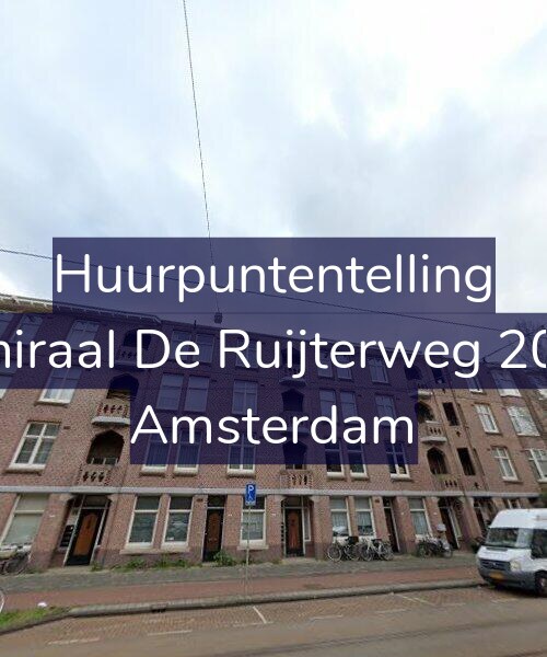 Foto gevel Huurpuntentelling voor Admiraal De Ruijterweg 204-2, Amsterdam