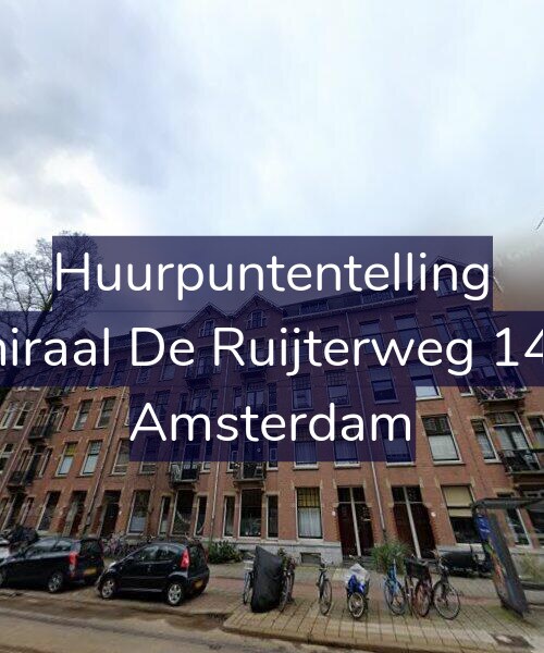 Foto gevel Huurpuntentelling voor Admiraal De Ruijterweg 147-H, Amsterdam