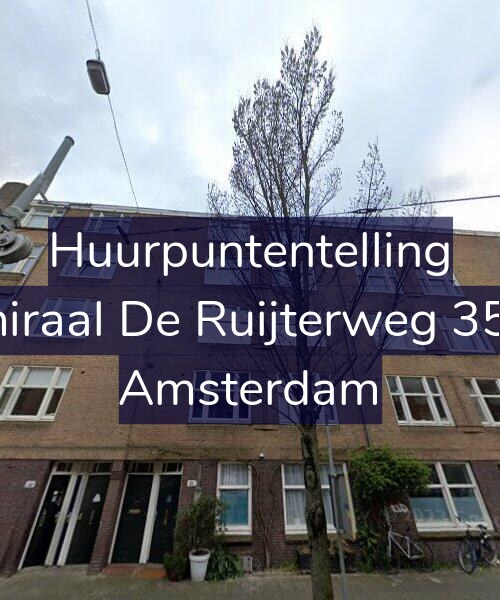Foto gevel Huurpuntentelling voor Admiraal De Ruijterweg 351-D, Amsterdam