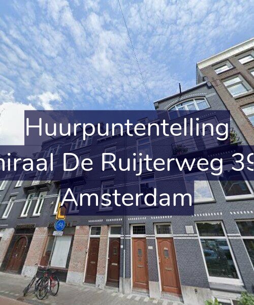 Foto gevel Huurpuntentelling voor Admiraal De Ruijterweg 396-3, Amsterdam