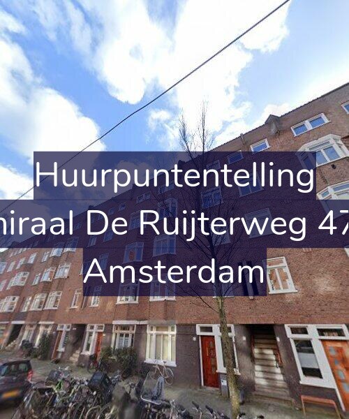Foto gevel Huurpuntentelling voor Admiraal De Ruijterweg 473-2, Amsterdam