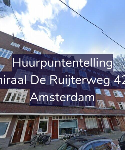 Foto gevel Huurpuntentelling voor Admiraal De Ruijterweg 423-1, Amsterdam