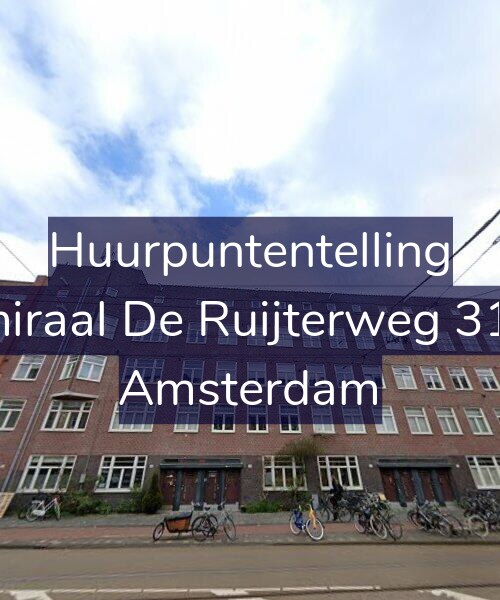 Foto gevel Huurpuntentelling voor Admiraal De Ruijterweg 310-2, Amsterdam