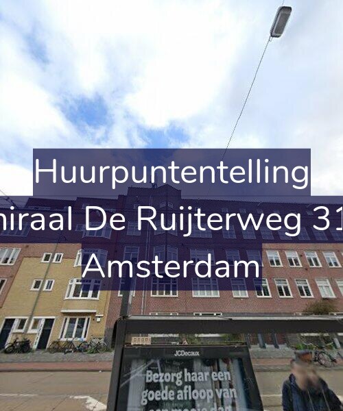 Foto gevel Huurpuntentelling voor Admiraal De Ruijterweg 314-2, Amsterdam