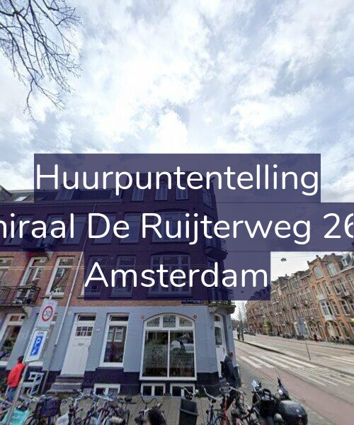 Foto gevel Huurpuntentelling voor Admiraal De Ruijterweg 268-1, Amsterdam