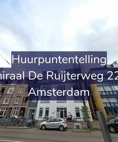 Foto gevel Huurpuntentelling voor Admiraal De Ruijterweg 226-B, Amsterdam