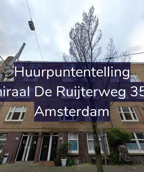 Foto gevel Huurpuntentelling voor Admiraal De Ruijterweg 351-A, Amsterdam