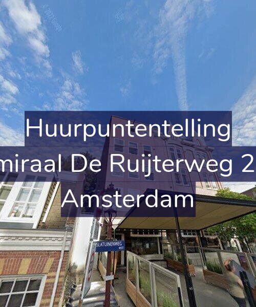 Foto gevel Huurpuntentelling voor Admiraal De Ruijterweg 23-1, Amsterdam