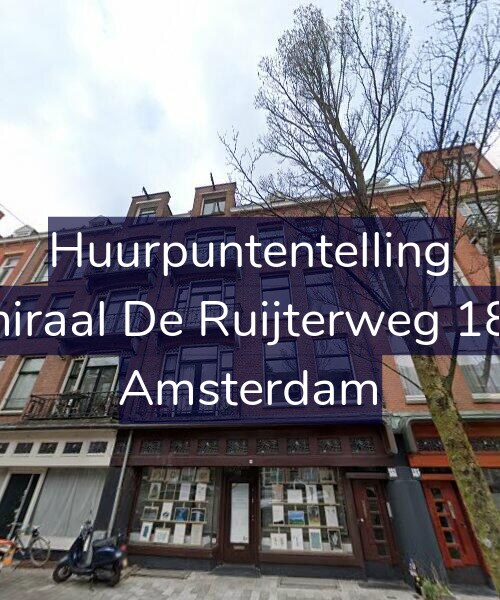 Foto gevel Huurpuntentelling voor Admiraal De Ruijterweg 181-2, Amsterdam