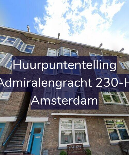 Foto gevel Huurpuntentelling voor Admiralengracht 230-H, Amsterdam
