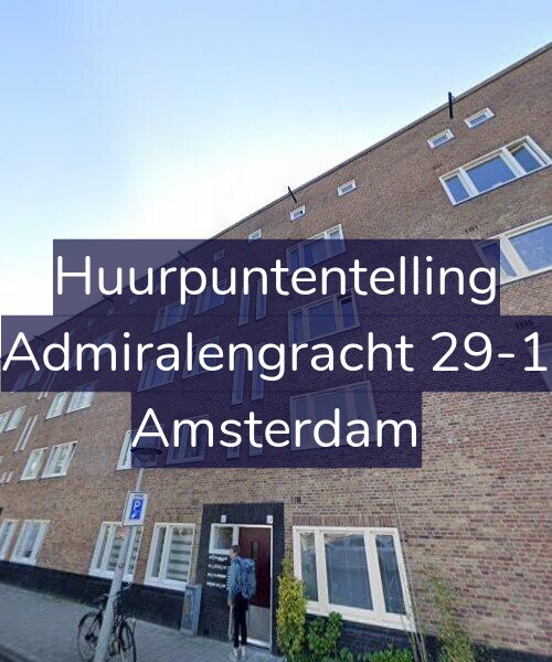 Foto gevel Huurpuntentelling voor Admiralengracht 29-1, Amsterdam