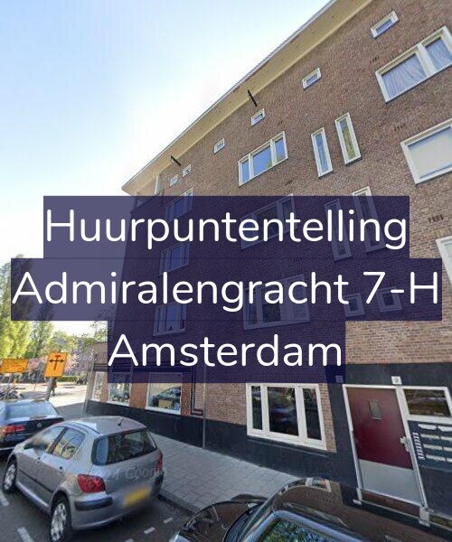 Foto gevel Huurpuntentelling voor Admiralengracht 7-H, Amsterdam
