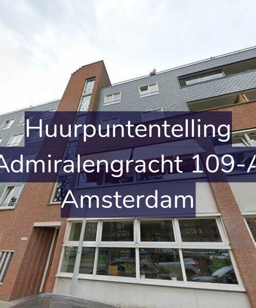Foto gevel Huurpuntentelling voor Admiralengracht 109-A, Amsterdam
