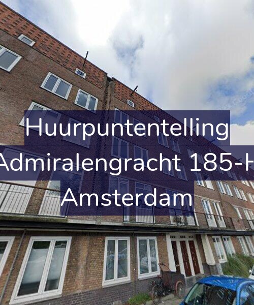 Foto gevel Huurpuntentelling voor Admiralengracht 185-H, Amsterdam