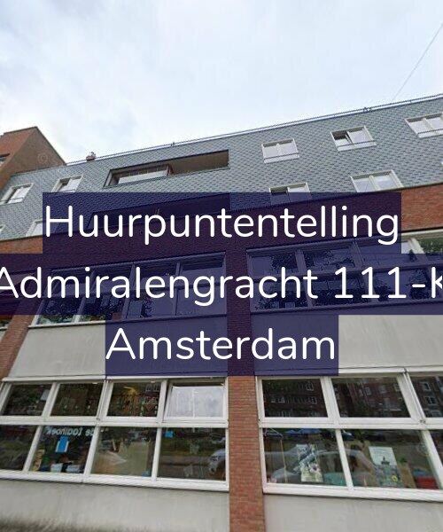 Foto gevel Huurpuntentelling voor Admiralengracht 111-K, Amsterdam