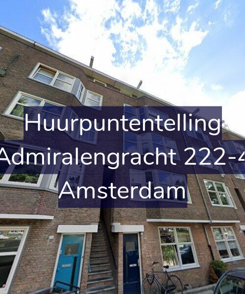 Foto gevel Huurpuntentelling voor Admiralengracht 222-4, Amsterdam