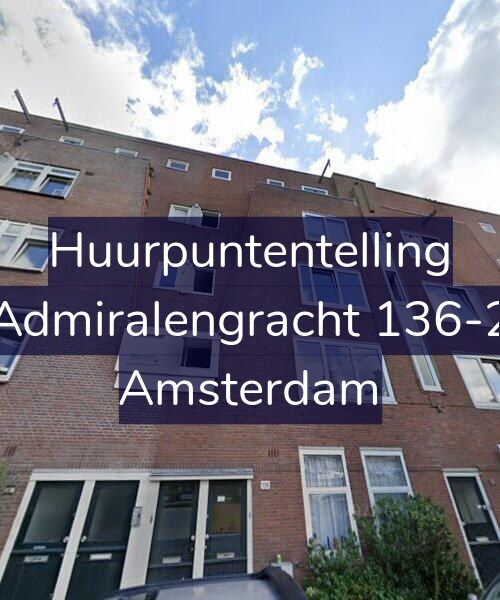 Foto gevel Huurpuntentelling voor Admiralengracht 136-2, Amsterdam