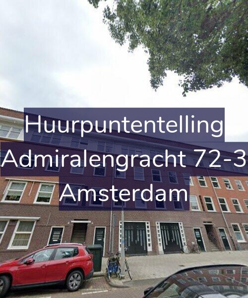 Foto gevel Huurpuntentelling voor Admiralengracht 72-3, Amsterdam