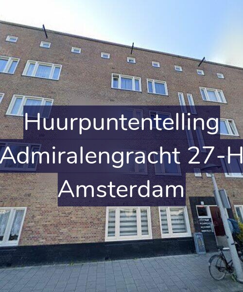 Foto gevel Huurpuntentelling voor Admiralengracht 27-H, Amsterdam