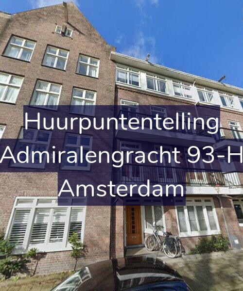 Foto gevel Huurpuntentelling voor Admiralengracht 93-H, Amsterdam