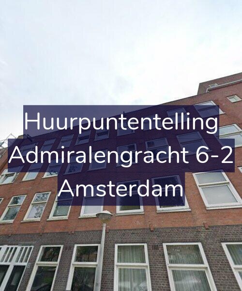 Foto gevel Huurpuntentelling voor Admiralengracht 6-2, Amsterdam