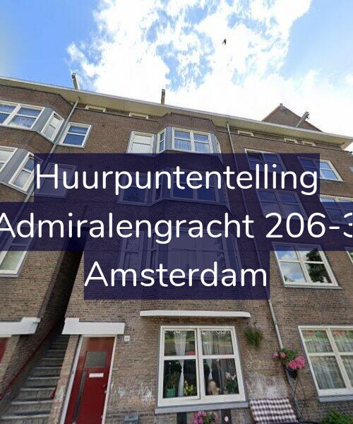 Foto gevel Huurpuntentelling voor Admiralengracht 206-3, Amsterdam