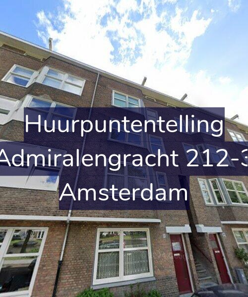 Foto gevel Huurpuntentelling voor Admiralengracht 212-3, Amsterdam