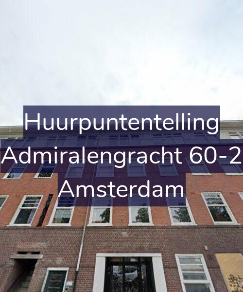 Foto gevel Huurpuntentelling voor Admiralengracht 60-2, Amsterdam