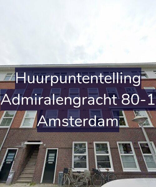 Foto gevel Huurpuntentelling voor Admiralengracht 80-1, Amsterdam