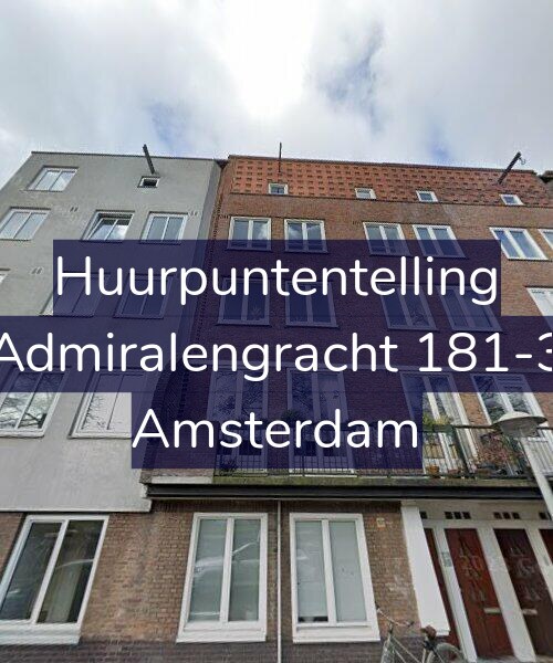 Foto gevel Huurpuntentelling voor Admiralengracht 181-3, Amsterdam