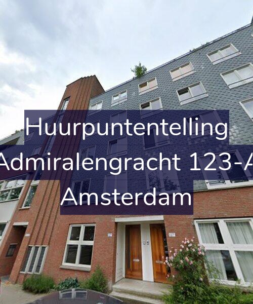 Foto gevel Huurpuntentelling voor Admiralengracht 123-A, Amsterdam
