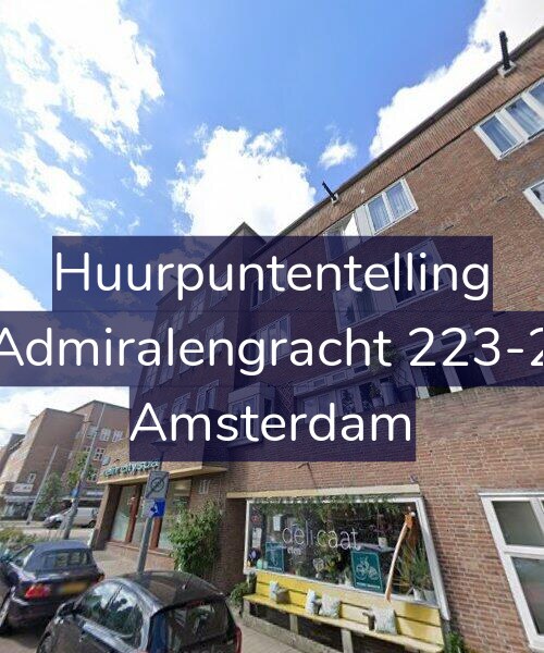 Foto gevel Huurpuntentelling voor Admiralengracht 223-2, Amsterdam