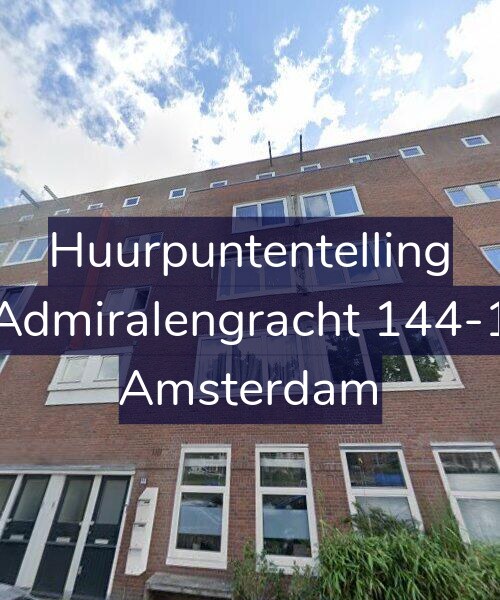 Foto gevel Huurpuntentelling voor Admiralengracht 144-1, Amsterdam
