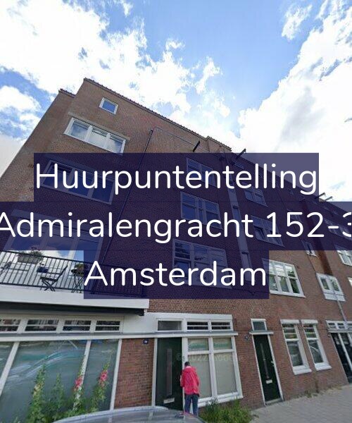 Foto gevel Huurpuntentelling voor Admiralengracht 152-3, Amsterdam