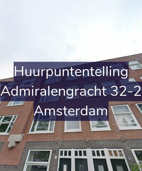 Foto gevel Huurpuntentelling voor Admiralengracht 32-2, Amsterdam