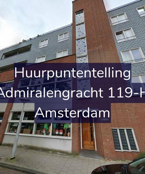 Foto gevel Huurpuntentelling voor Admiralengracht 119-H, Amsterdam