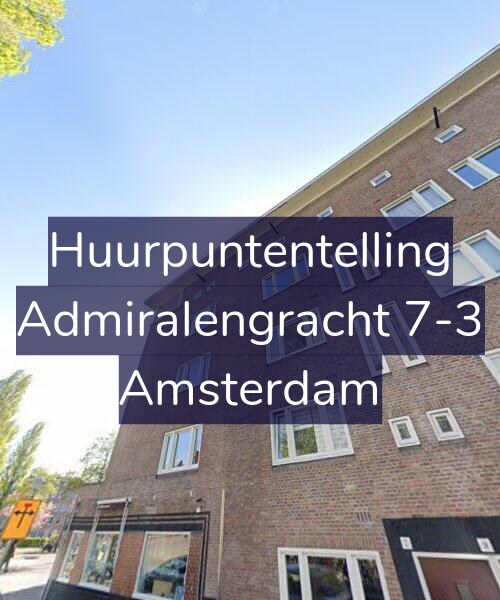 Foto gevel Huurpuntentelling voor Admiralengracht 7-3, Amsterdam