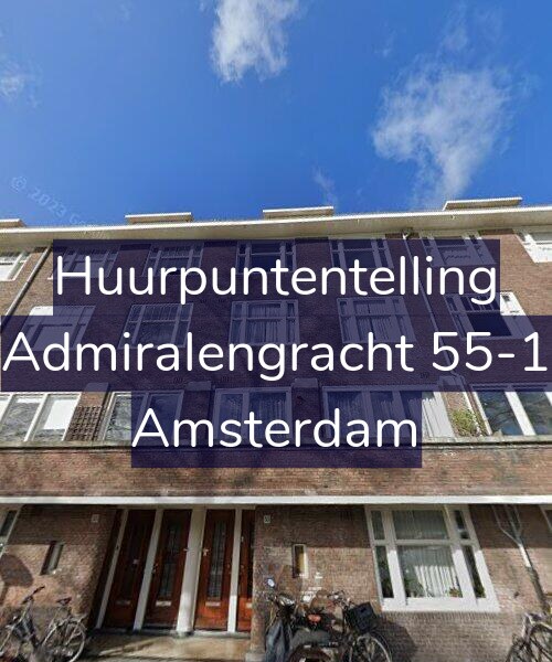 Foto gevel Huurpuntentelling voor Admiralengracht 55-1, Amsterdam