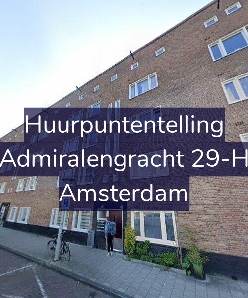 Foto gevel Huurpuntentelling voor Admiralengracht 29-H, Amsterdam