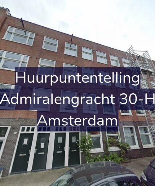 Foto gevel Huurpuntentelling voor Admiralengracht 30-H, Amsterdam