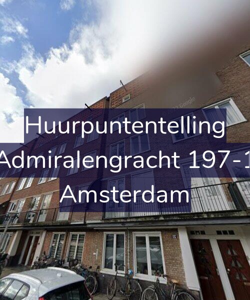 Foto gevel Huurpuntentelling voor Admiralengracht 197-1, Amsterdam