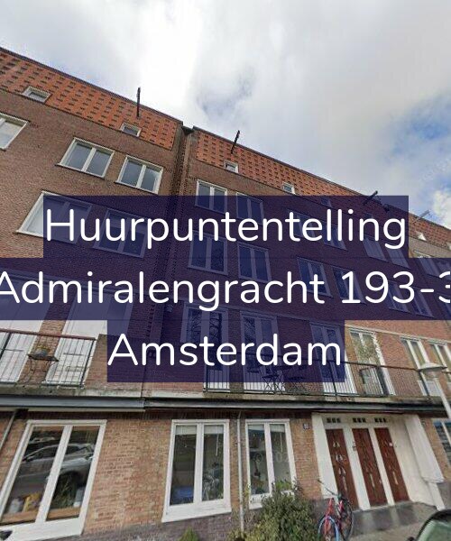 Foto gevel Huurpuntentelling voor Admiralengracht 193-3, Amsterdam